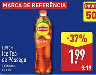 ALDI LIPTON Ice Tea de Pêssego promoção