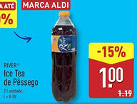 ALDI RIVER Ice Tea de Pêssego promoção