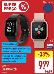 ALDI CRANE Smartwatch promoção