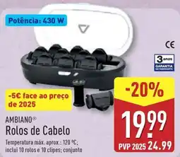 ALDI AMBIANO Rolos de Cabelo promoção