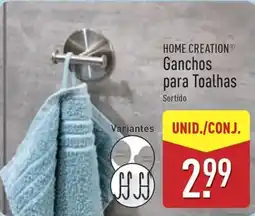 ALDI HOME CREATION Ganchos para Toalhas promoção