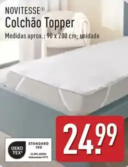 ALDI NOVITESSE Colchão Topper promoção