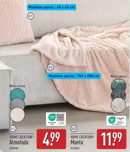 ALDI HOME CREATION Manta promoção