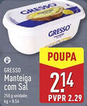 ALDI GRESSO Manteiga com Sal promoção