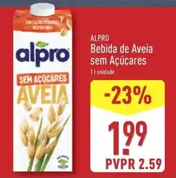 ALDI ALPRO Bebida de Aveia sem Açúcares promoção