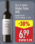 ALDI VALE D. MARIA Vinho Tinto DOC promoção