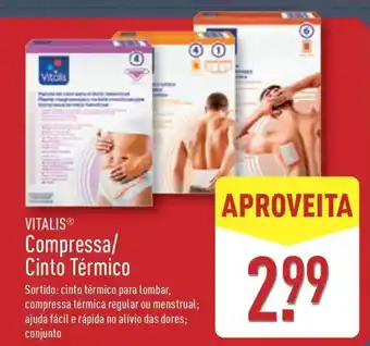 ALDI VITALIS Compressa/ Cinto Térmico promoção