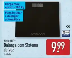 ALDI AMBIANO Balança com Sistema de Voz promoção