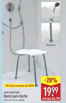 ALDI HOME CREATION Banco para Duche promoção