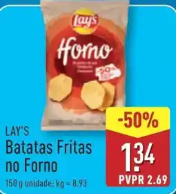 ALDI LAY'S Batatas Fritas no Forno promoção