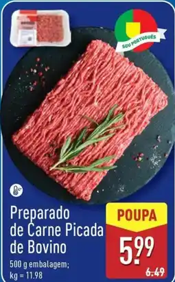 ALDI Preparado de Carne Picada de Bovino promoção