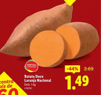 Batata Doce Laranja Nacional