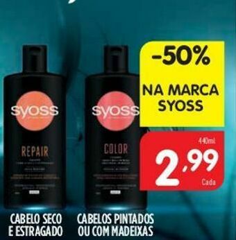 Minipreço Produtos para o cabelo syoss promoção