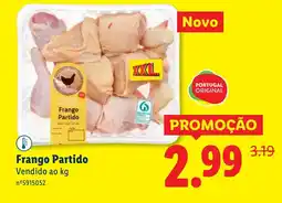Lidl Frango Partido promoção