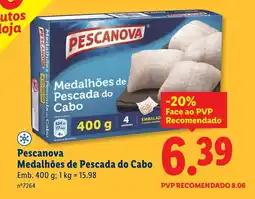 Lidl Pescanova Medalhões de Pescada do Cabo promoção