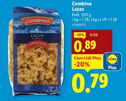 Lidl Combino Laços promoção