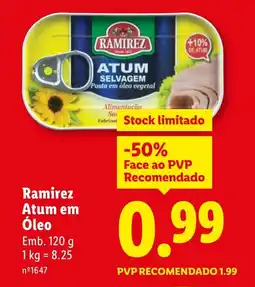 Lidl Ramirez Atum em Óleo promoção