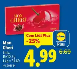 Lidl Mon Cheri promoção