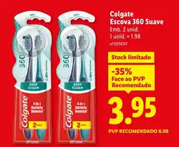 Lidl Colgate Escova 360 Suave promoção