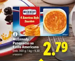 Lidl McEnnedy Panquecas ao Estilo Americano promoção