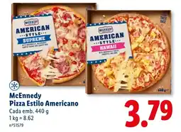 Lidl McEnnedy Pizza Estilo Americano promoção
