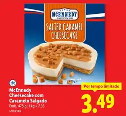 Lidl McEnnedy Cheesecake com Caramelo Salgado promoção
