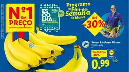 Lidl Banana Rainforest Alliance promoção