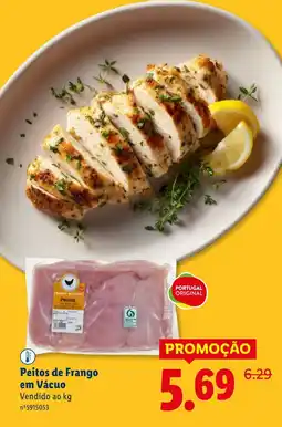 Lidl Peitos de Frango em Vácuo promoção