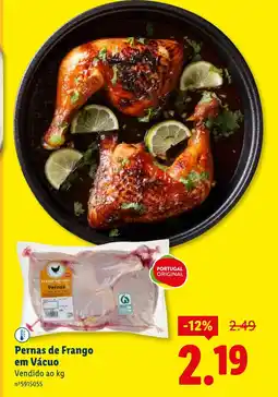 Lidl Pernas de Frango em Vácuo promoção