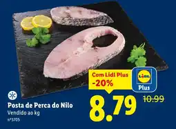 Lidl Posta de Perca do Nilo promoção