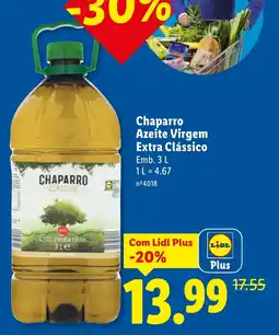 Lidl Chaparro Azeite Virgem Extra Clássico promoção