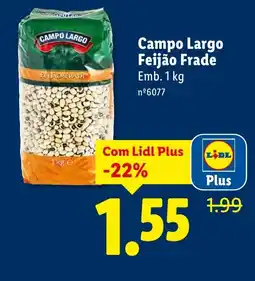 Lidl Campo Largo Feijão Frade promoção