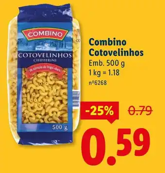 Lidl Combino Cotovelinhos promoção