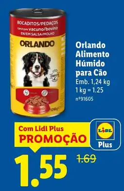 Lidl Orlando Alimento Húmido para Cão promoção