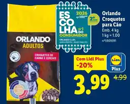 Lidl Orlando Croquetes para Cão promoção