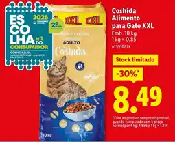 Lidl Coshida Alimento para Gato XXL promoção