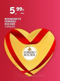 Continente Bombons t8 ferrero rocher coração promoção