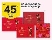 Continente Nos bombons da 1% marca caja roja promoção