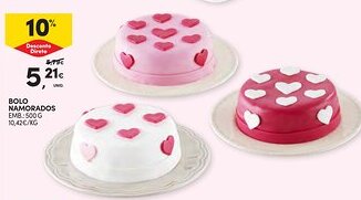 Continente Bolo namorados promoção