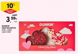 Continente Dunkin' sao valentim promoção