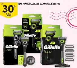 Continente Nas máquinas labs da marca gillette promoção