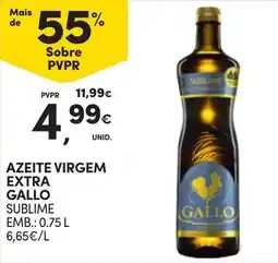 Continente Azeite virgem extra gallo promoção