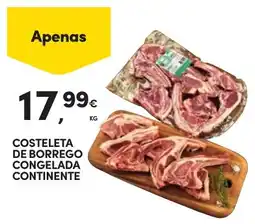 Continente Costeleta de borrego congelada continente promoção