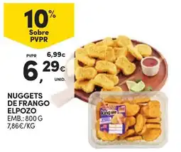 Continente Nuggets de frango elpozo promoção