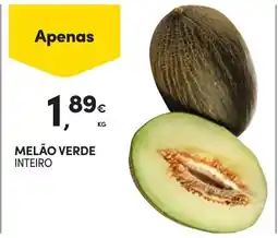 Continente Melão verde inteiro promoção