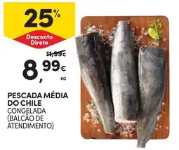 Continente Pescada média do chile promoção