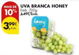 Pingo Doce Mais de uva branca honey promoção