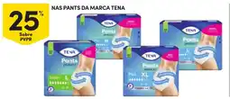 Continente Nas pants da marca tena promoção