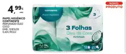 Continente Papel higiénico continente promoção