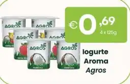 Roque Supermercados logurte Aroma Agros promoção